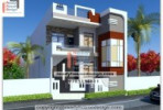 House Front Elevation Design For Double Floor